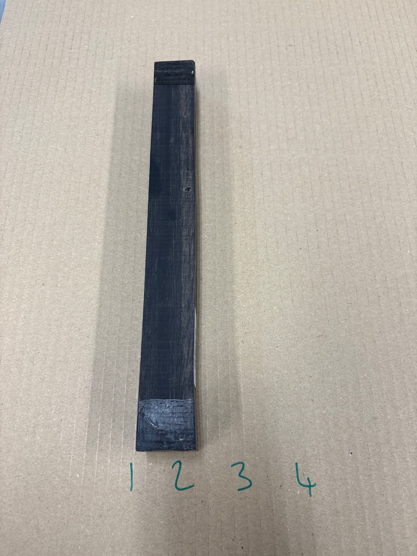 African Ebony  Spindle Blank N07 – 300 x 33 x 33mm