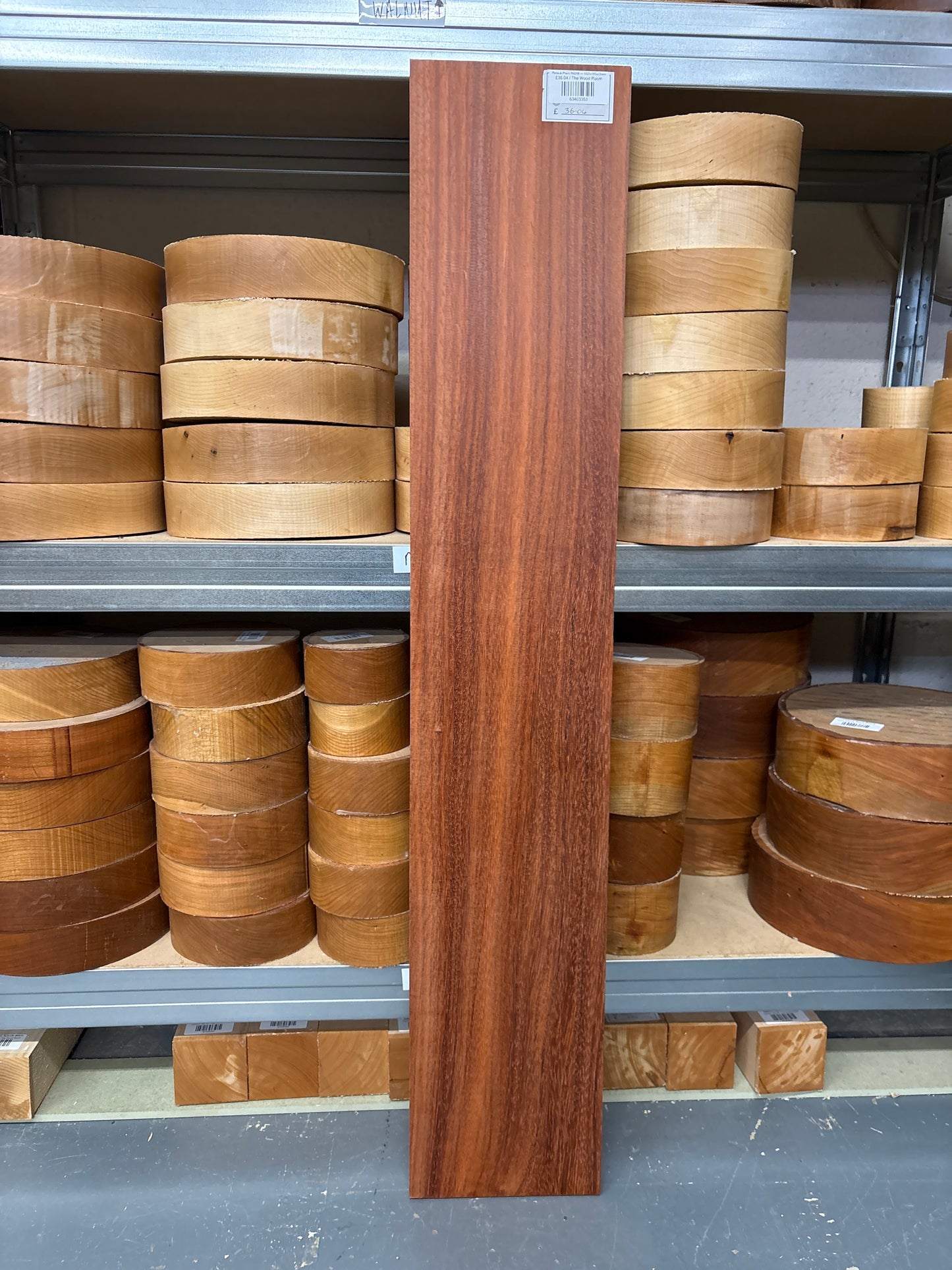 Padauk Plank PAD08 — 1025x185x22mm
