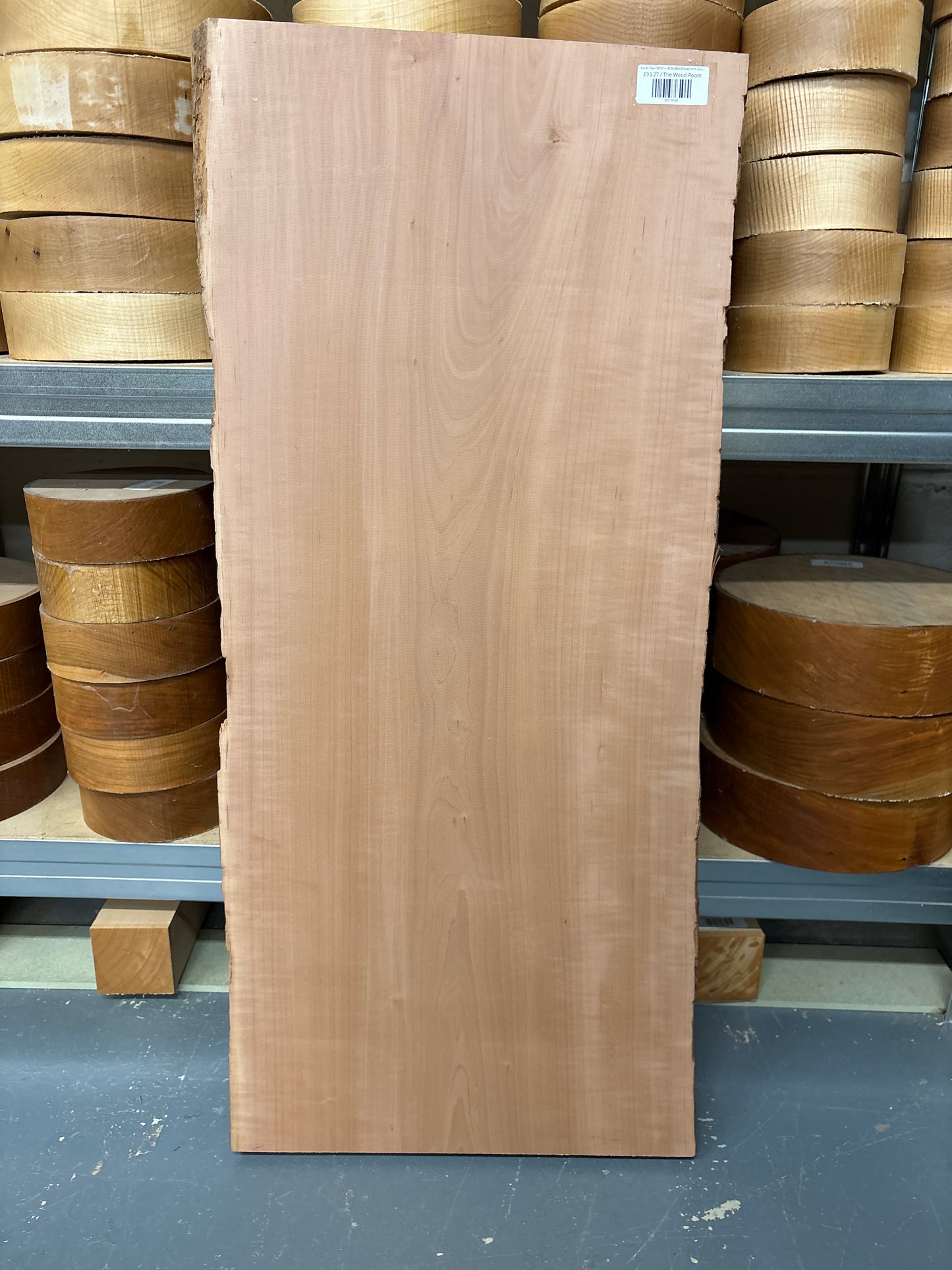 Swiss Pear SP10 — 850x380-390x45mm Double Live Edge
