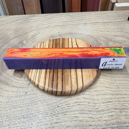 Ellis Island Acrylic Pen Blank — Chestnut Products