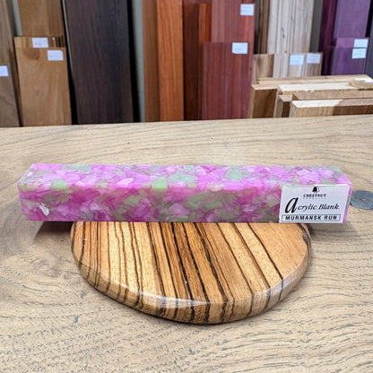 Murmansk Run Acrylic Pen Blank — Chestnut Products