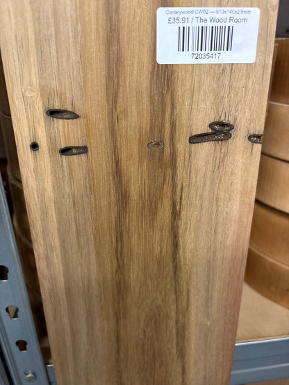 Canarywood CW02 — 910x140x23mm