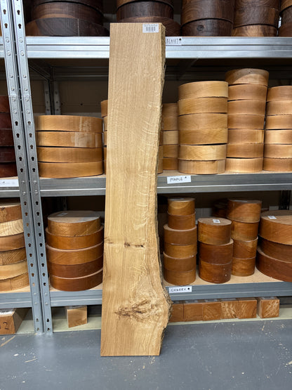 English Oak ENO04 — 1100 x 180avg x 35mm (Live Edge)