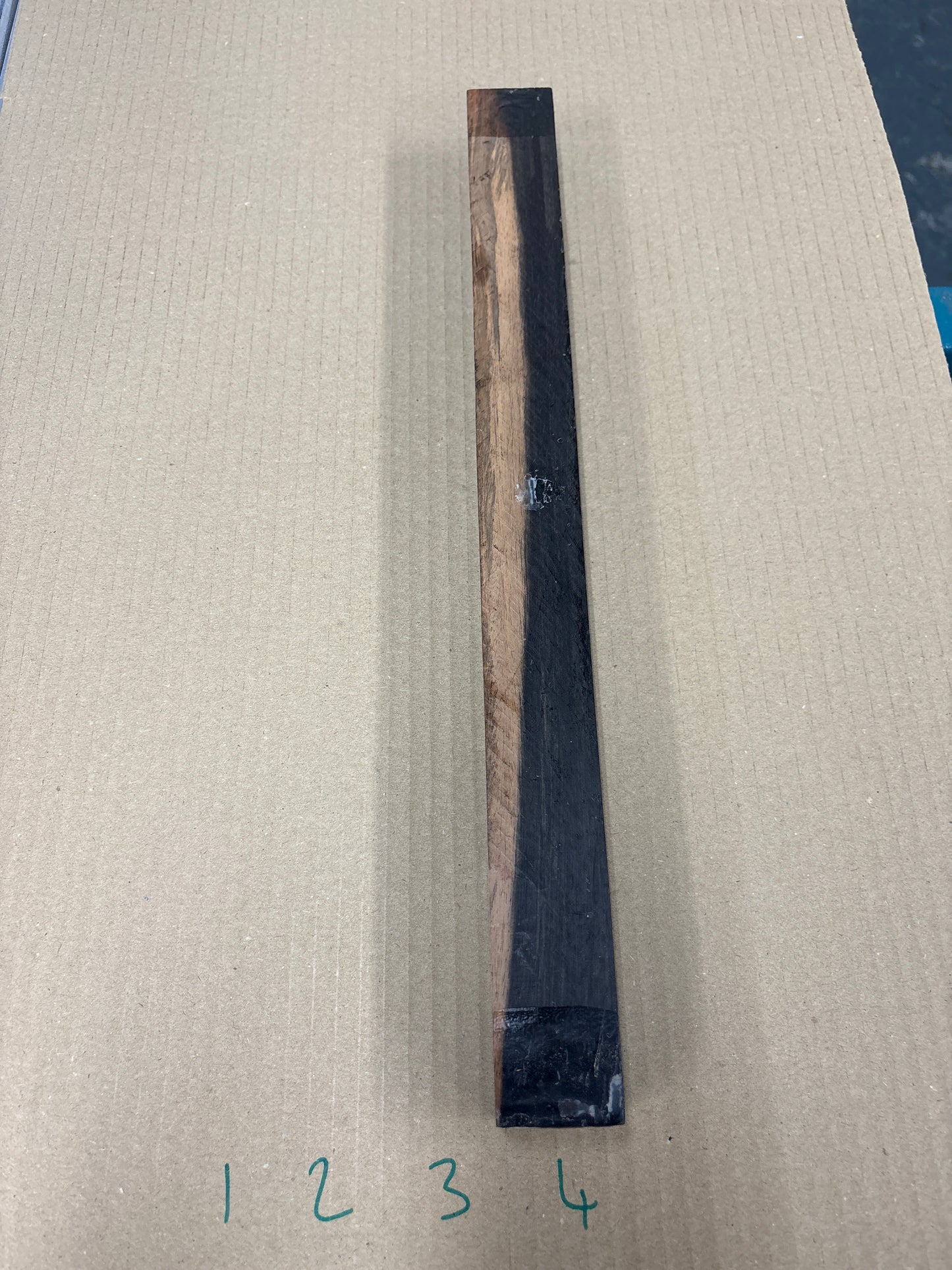 African Ebony Spindle Blank N04 – 420 x 36 x 36mm