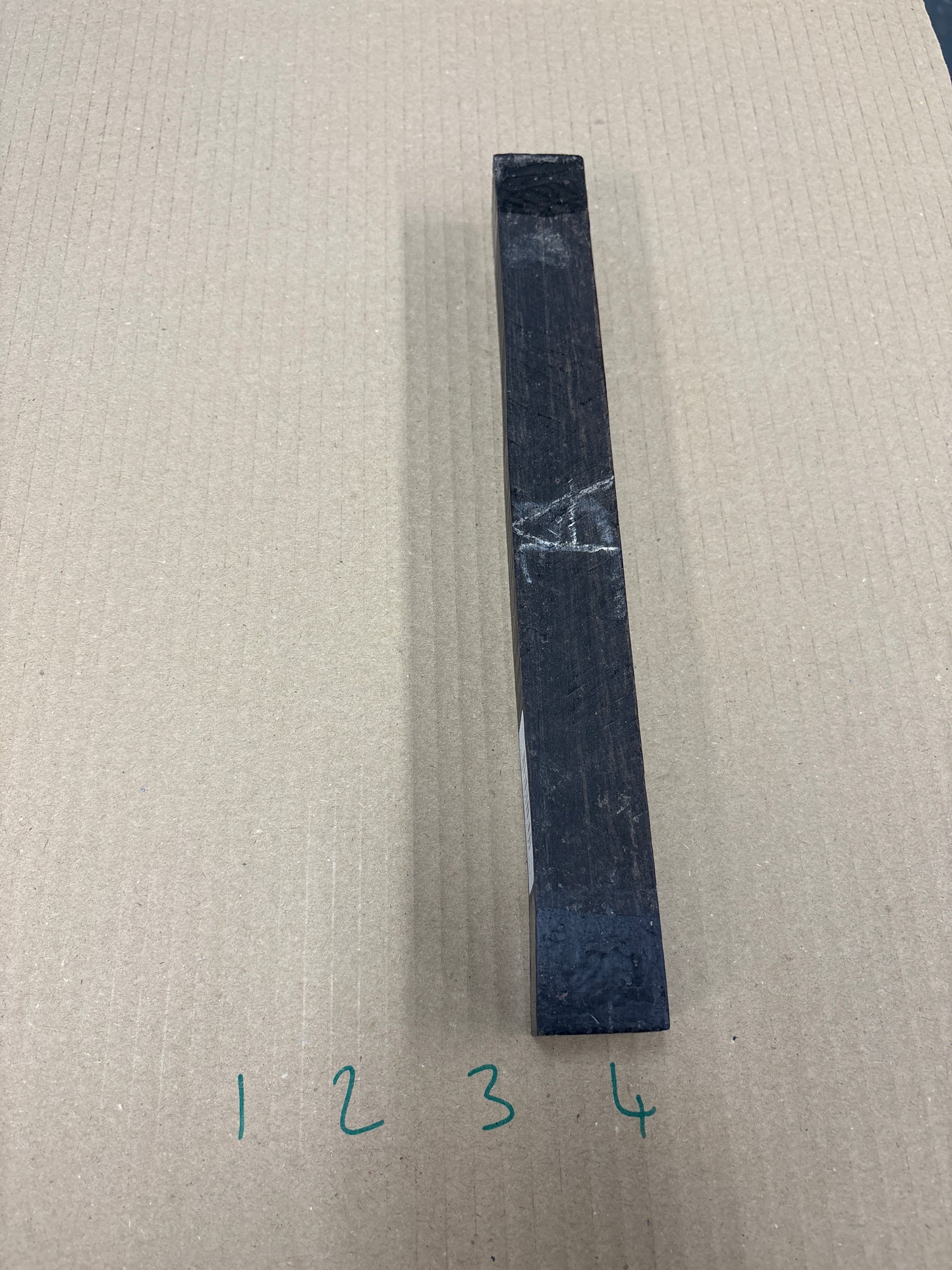African Ebony  Spindle Blank N07 – 300 x 33 x 33mm