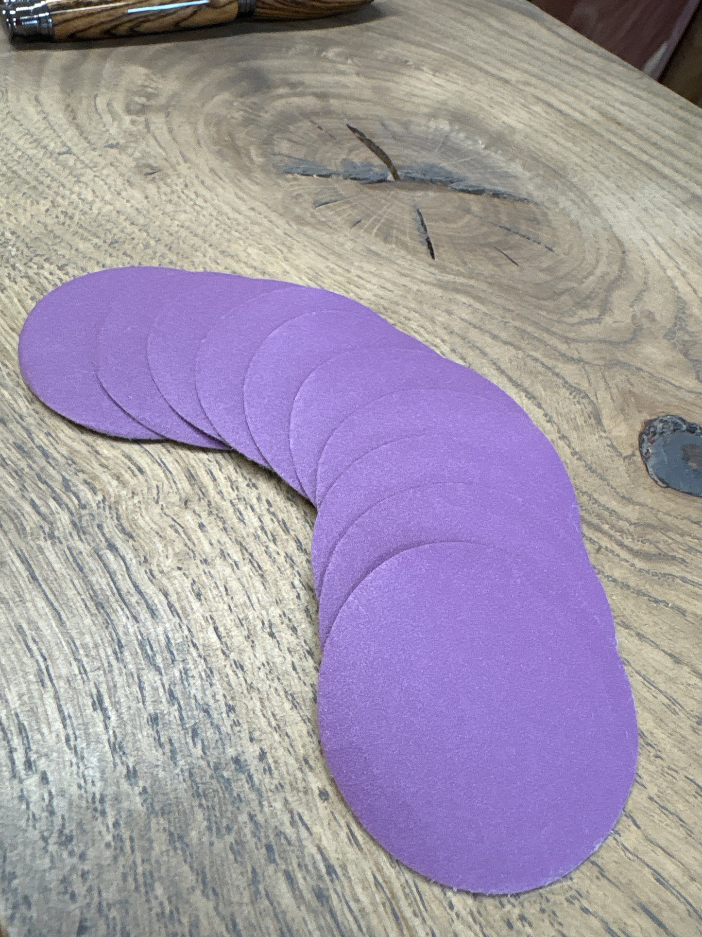 50mm Aluminium Oxide Hook & Loop Sanding Discs
