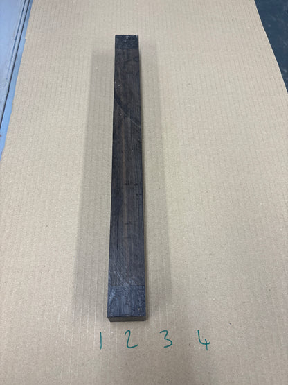 African Ebony Spindle Blank N05 – 425 x 38 x 38mm
