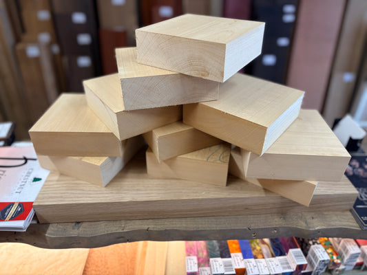 Lime Carving Blank 6x6x2" (150x150x50mm)