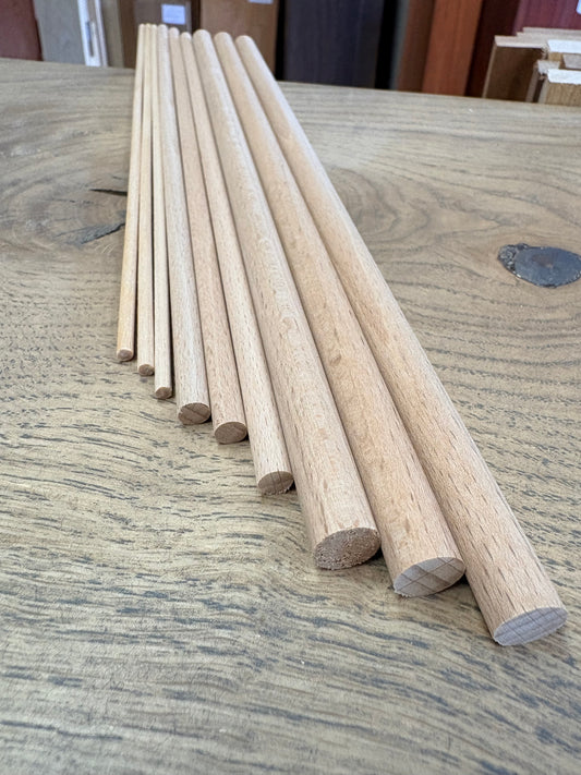 Beech Dowel – 10mm x 300mm