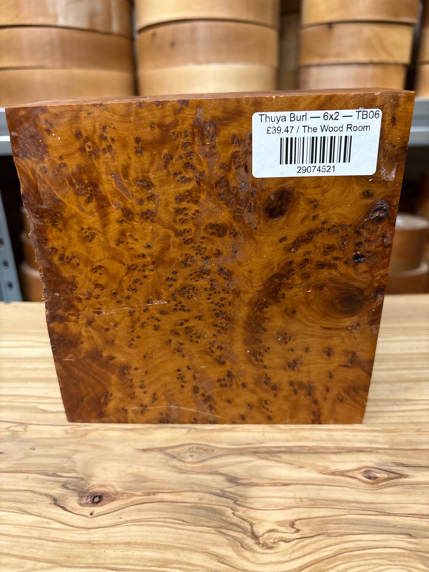 Thuya Burl — 6x2 — TB06