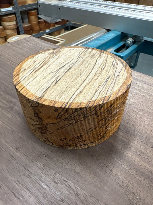 Spalted Beech Bowl Blank SBB03 — 135x60mm