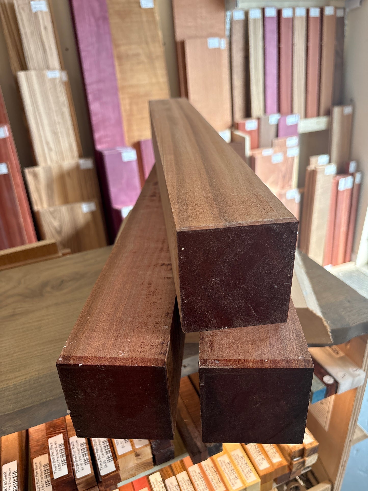 Sapele Spindle Blank
