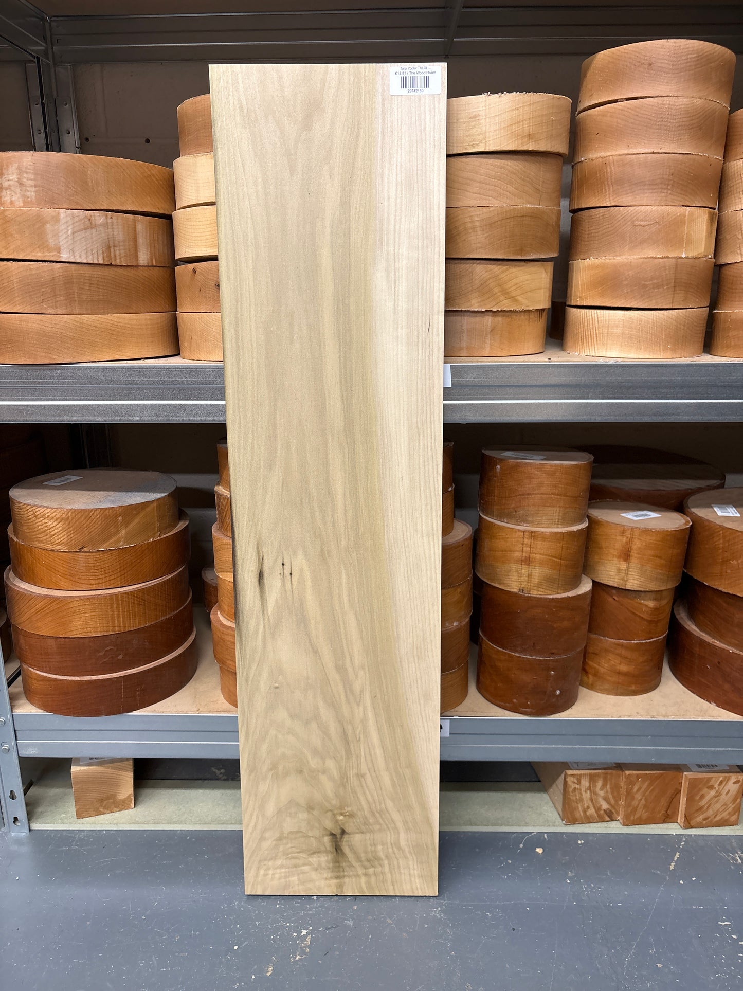 Tulip Poplar TUL04 — 910×230×36mm