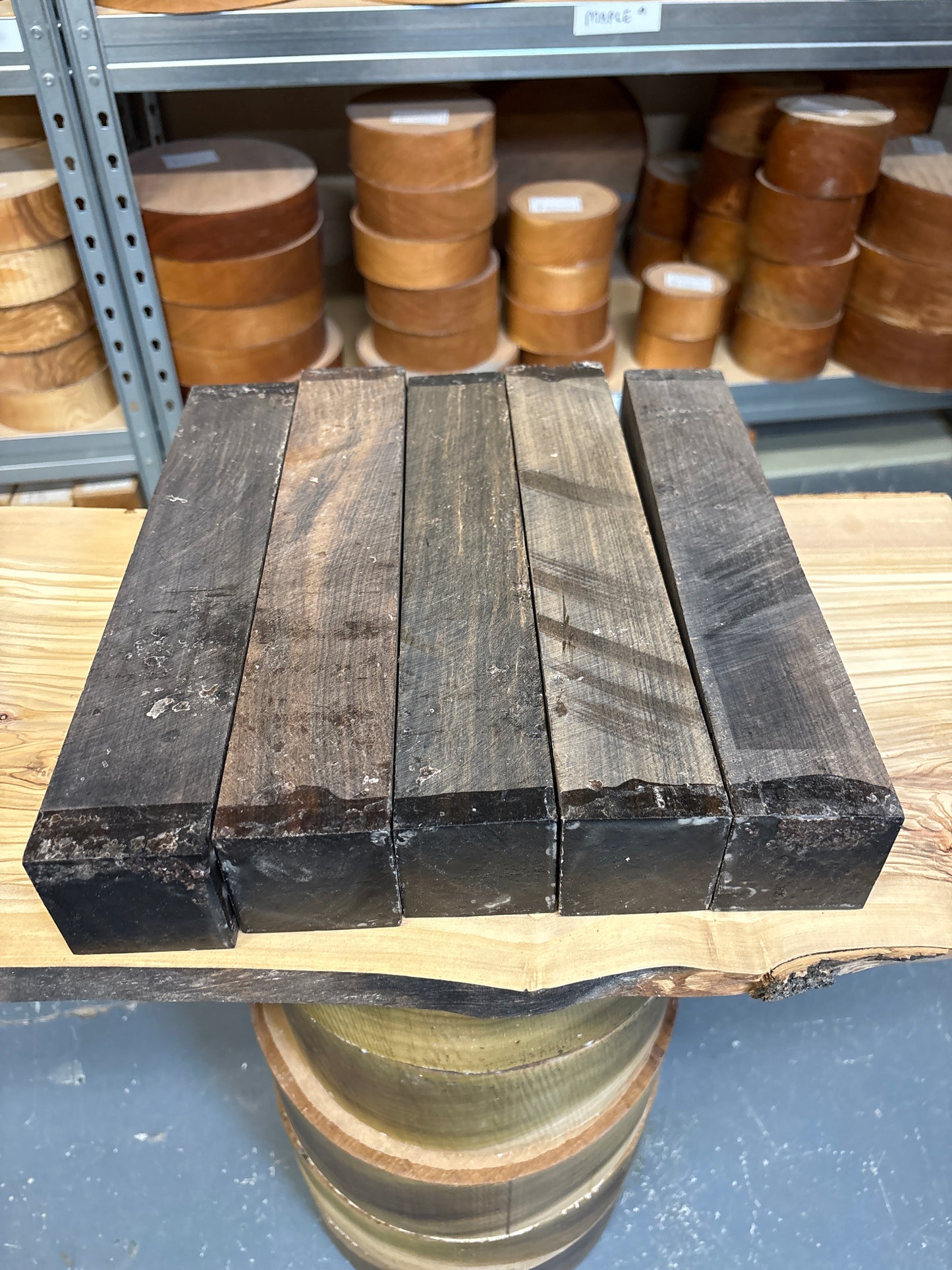 Chacate Preto Spindle Blank