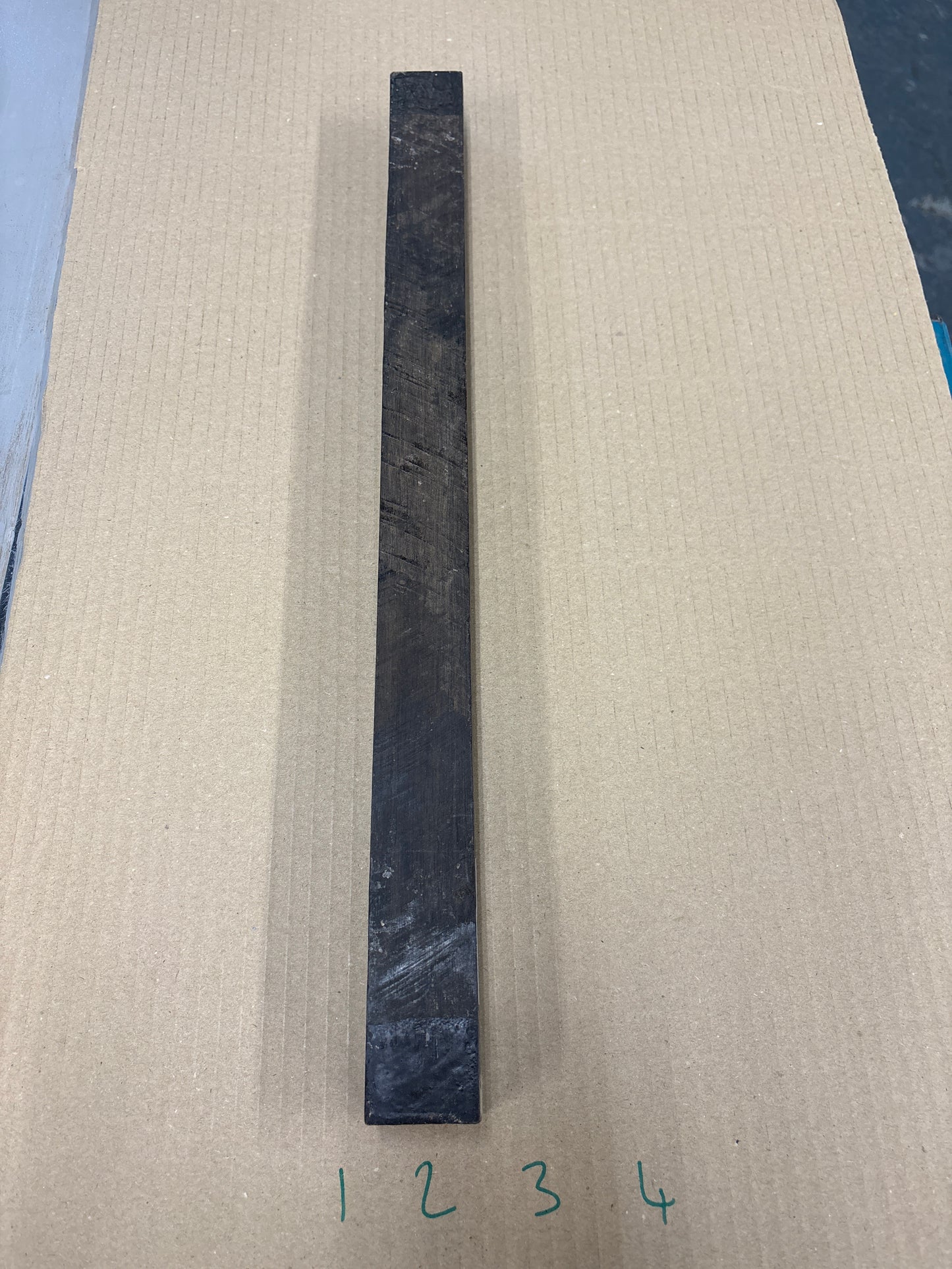 African Ebony Spindle Blank N01 – 490 x 36 x 36mm