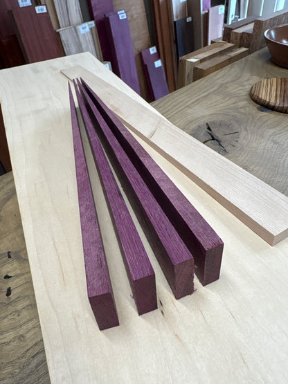 Purpleheart Pre-Cut Cue Splice