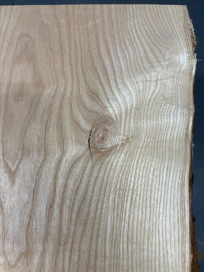 European Ash Chopping Board Blank CBB08 — 510x370x72mm (Double Live Edge)