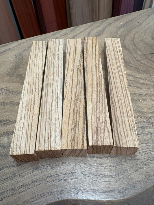 Zebrano Pen Blank