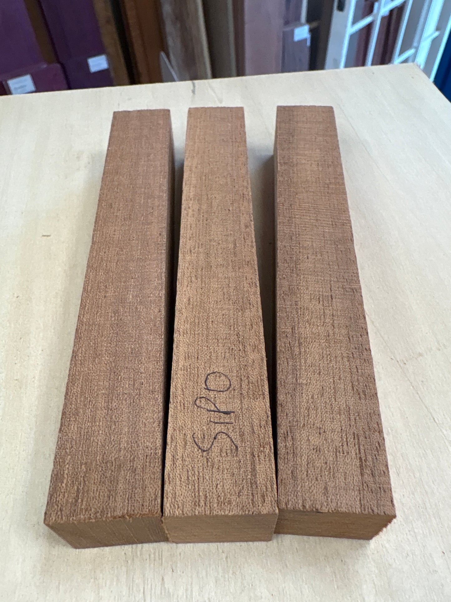 Sipo Mahogany Pen Blank