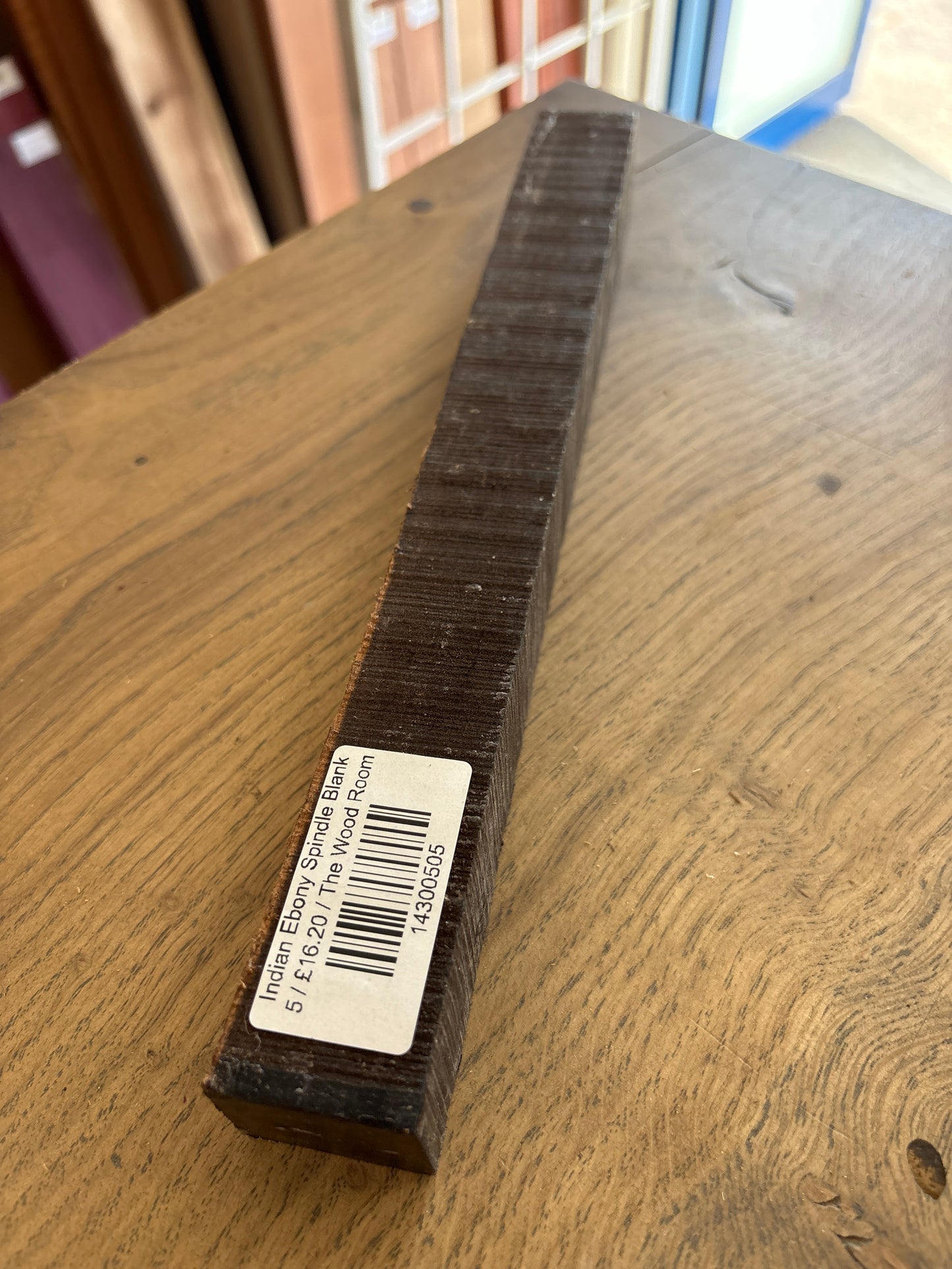 Indian Ebony Spindle Blank