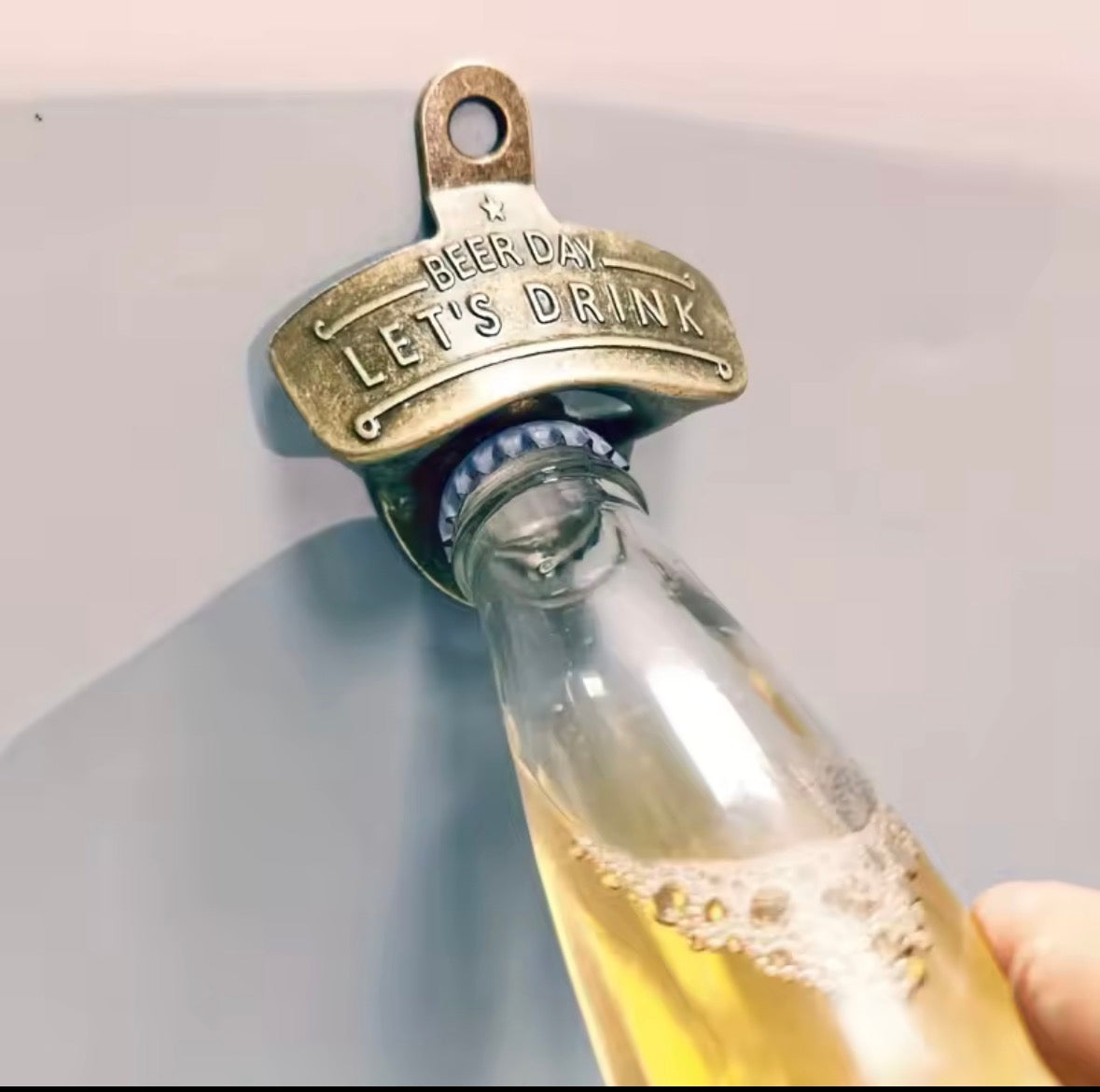 Wall Mounted Bottle Opener