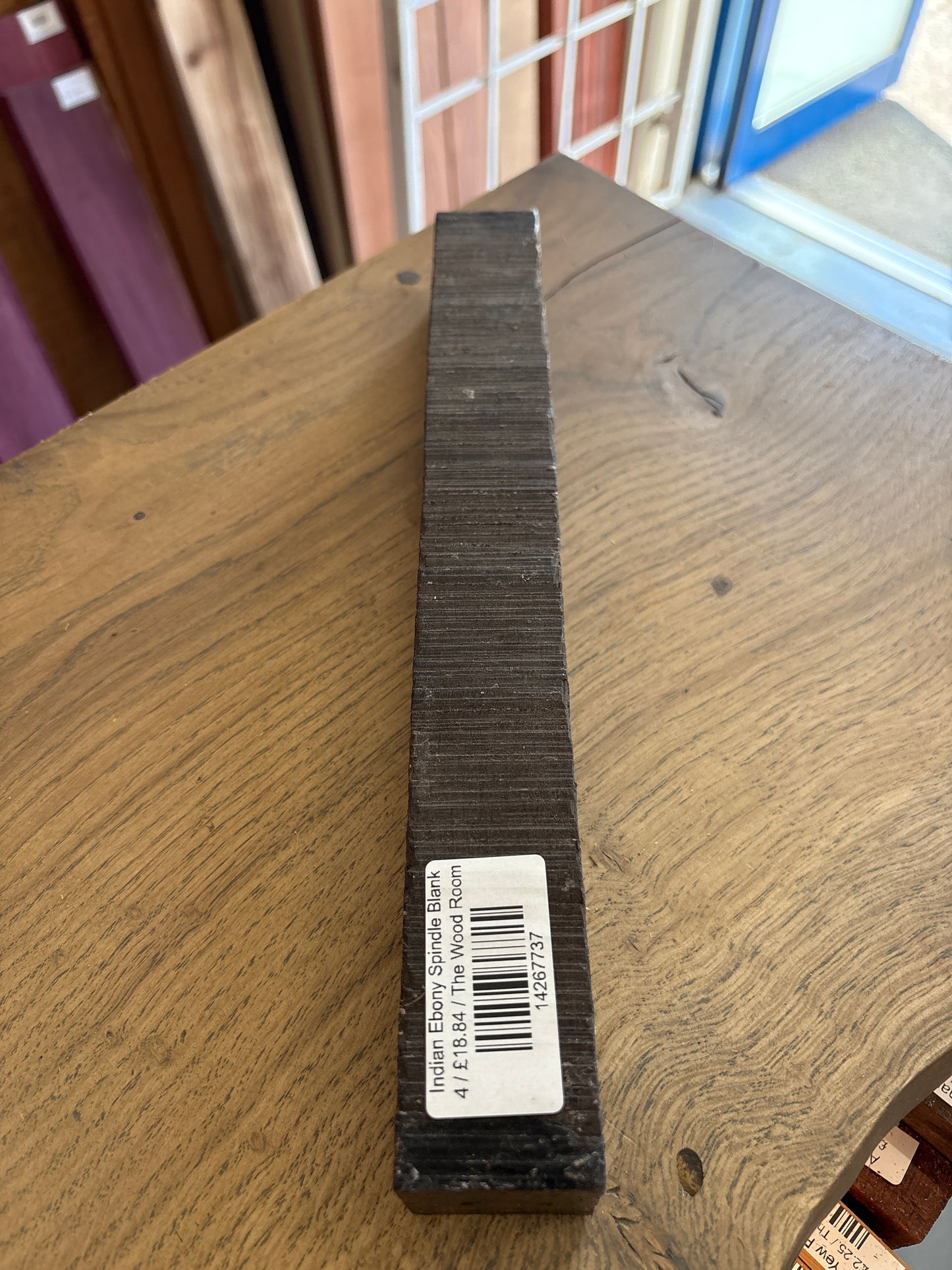 Indian Ebony Spindle Blank