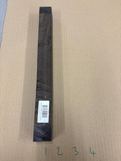 African Ebony  Spindle Blank N02 – 400 x 36 x 36mm