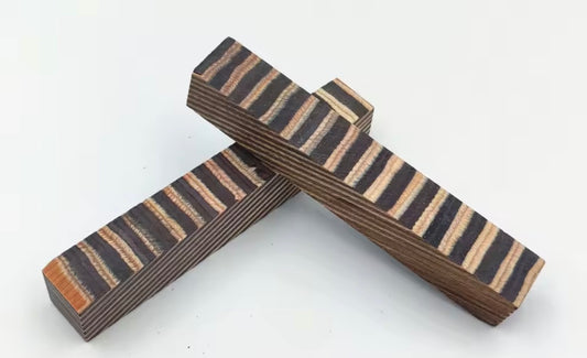 Ebony & Ivory Colourply Pen Blank