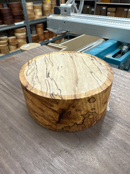 Spalted Beech Bowl Blank SBB04 — 130x60mm