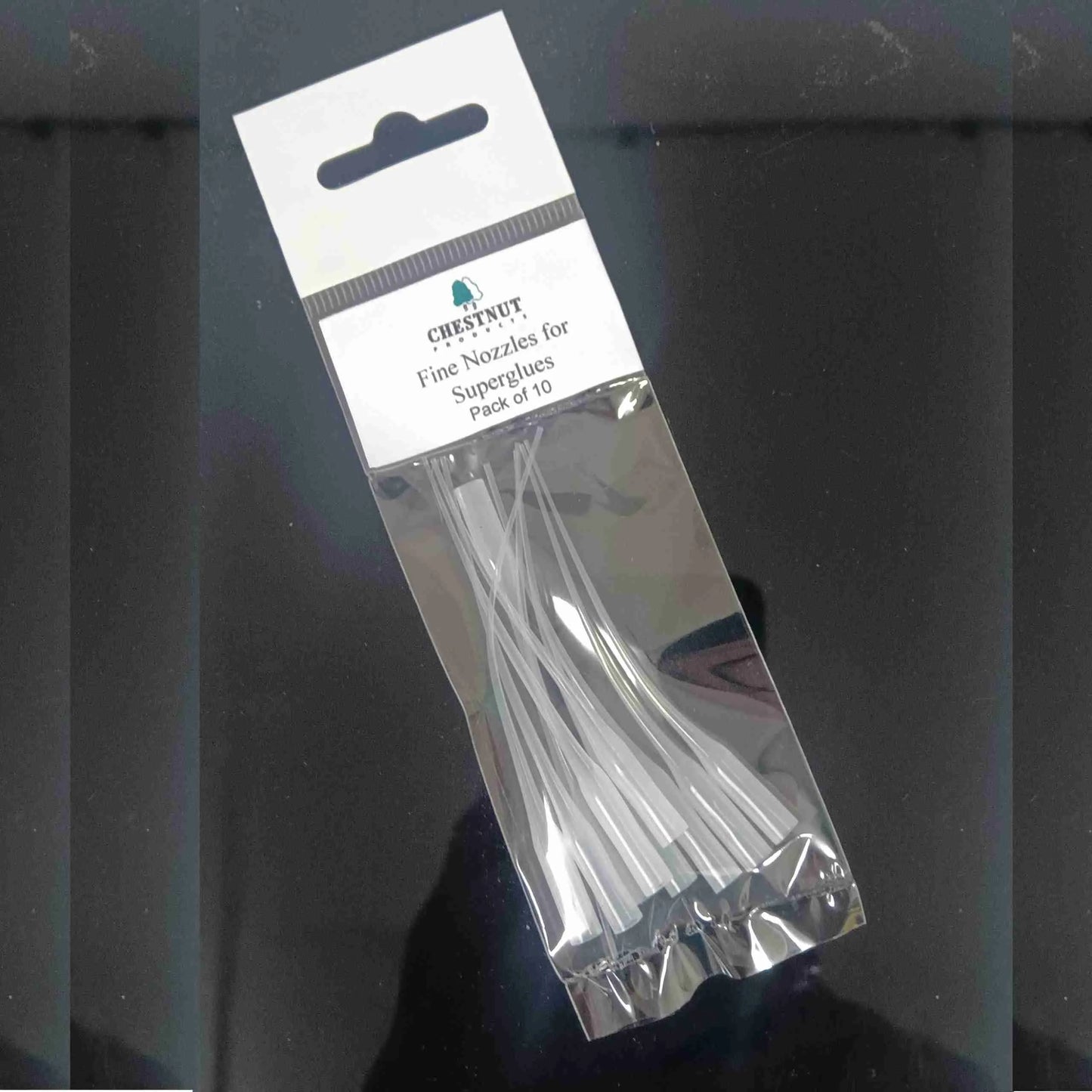 Chestnut Fine Nozzles for Superglues – Pack of 10