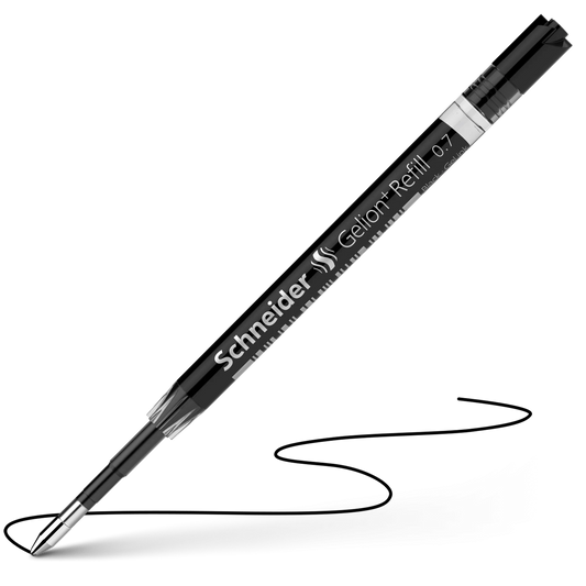 Schneider Gelion Refill - Black Ink 0.5mm (G2 / Parker Style)