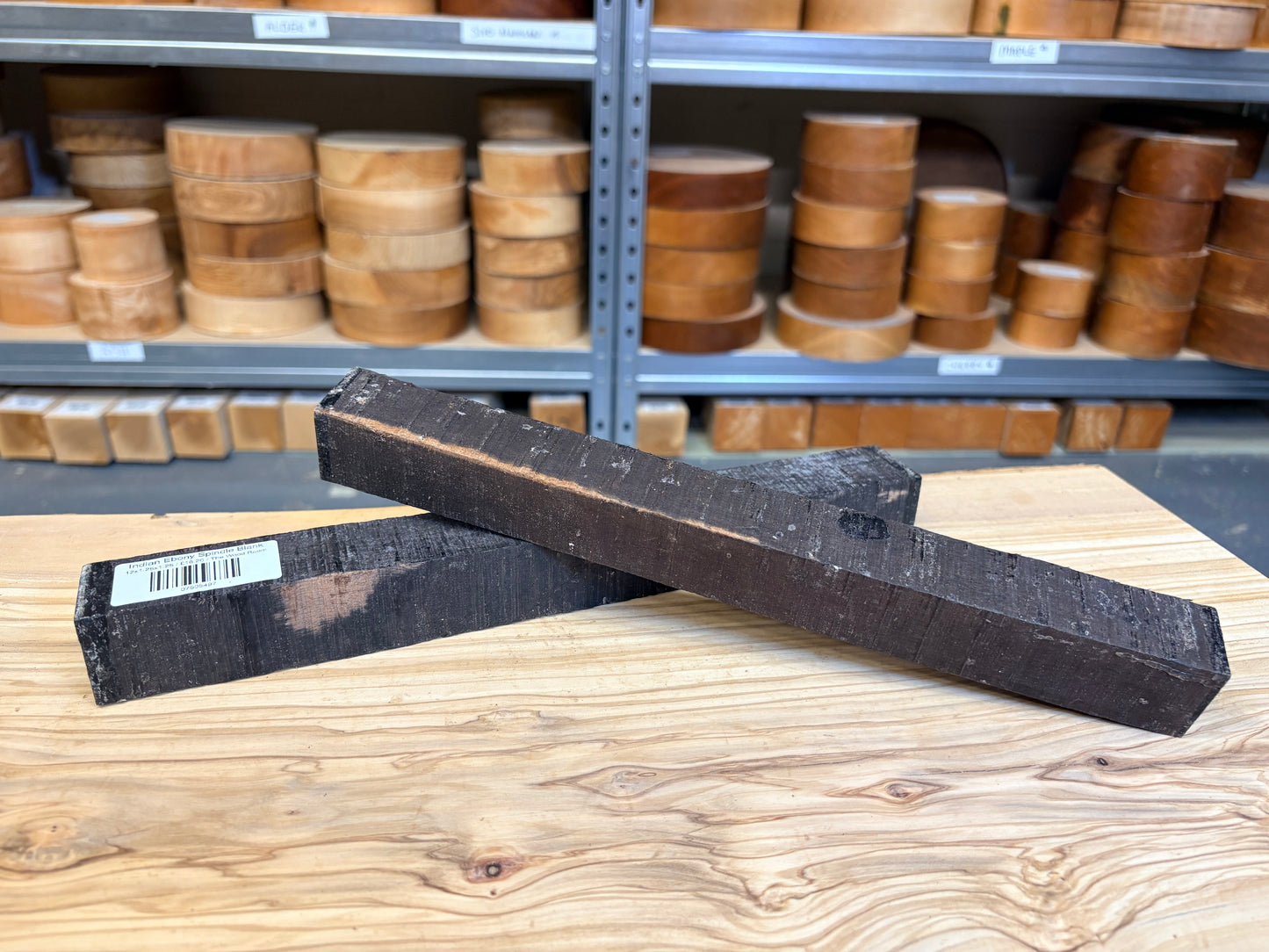Indian Ebony Spindle Blank
