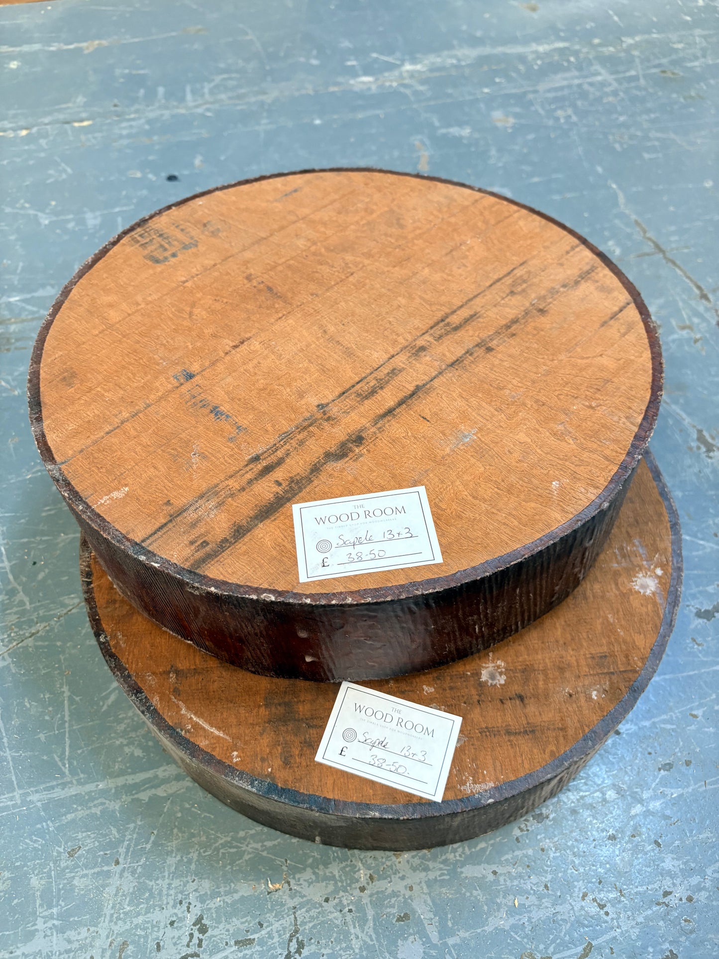 Sapele Bowl Blank 13x3