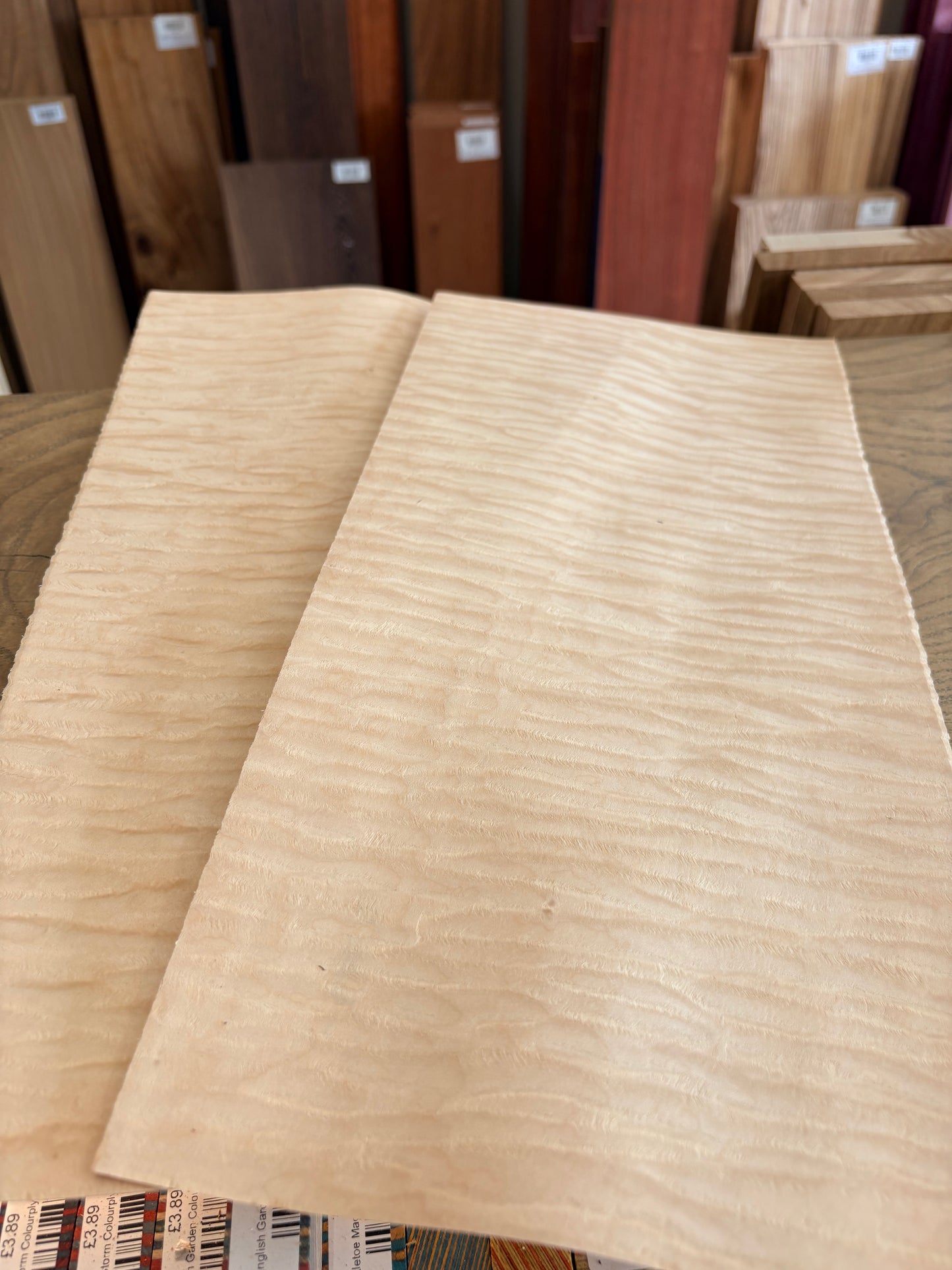Ripple Maple Veneer