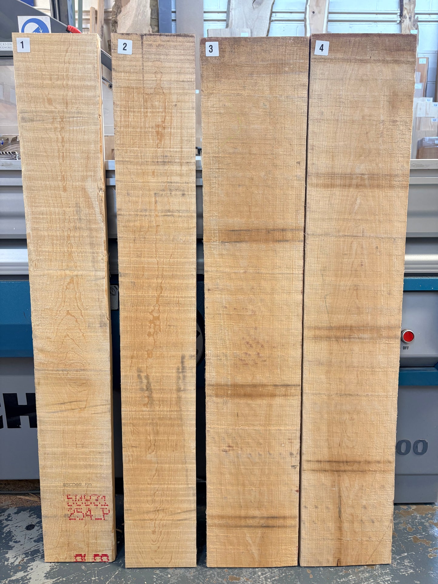 Maple Project Pack #168 — 4 Sawn Planks