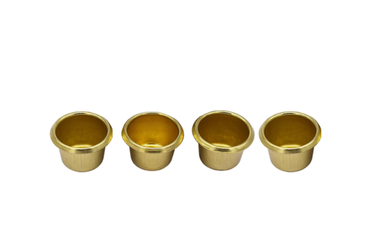 Gold Candle Cups – Pack of 4