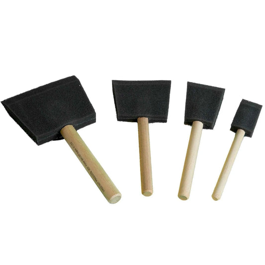 Chestnut Foam Brushes Starter Pack – 4 Sizes